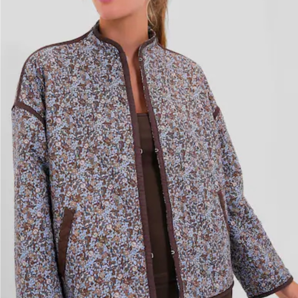TNUCK SPORT REVERSIBLE BROWN QUILTED CELESTE JACKET